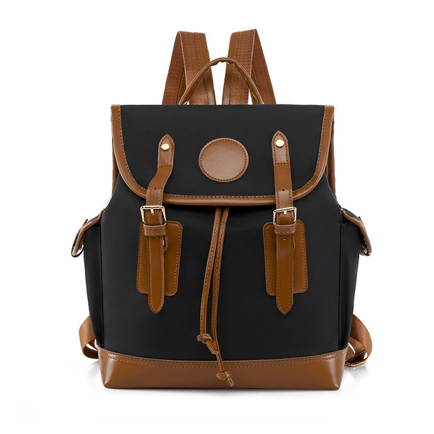 PU Leather casual and large-capacity backpack 3