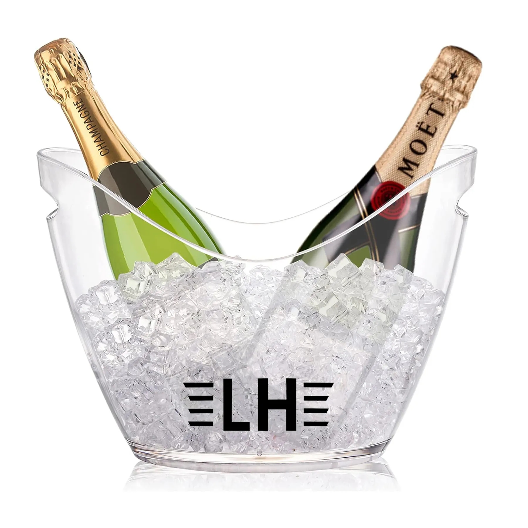140 OZ Clear Acrylic Wine Champagne Ice Bucket 4