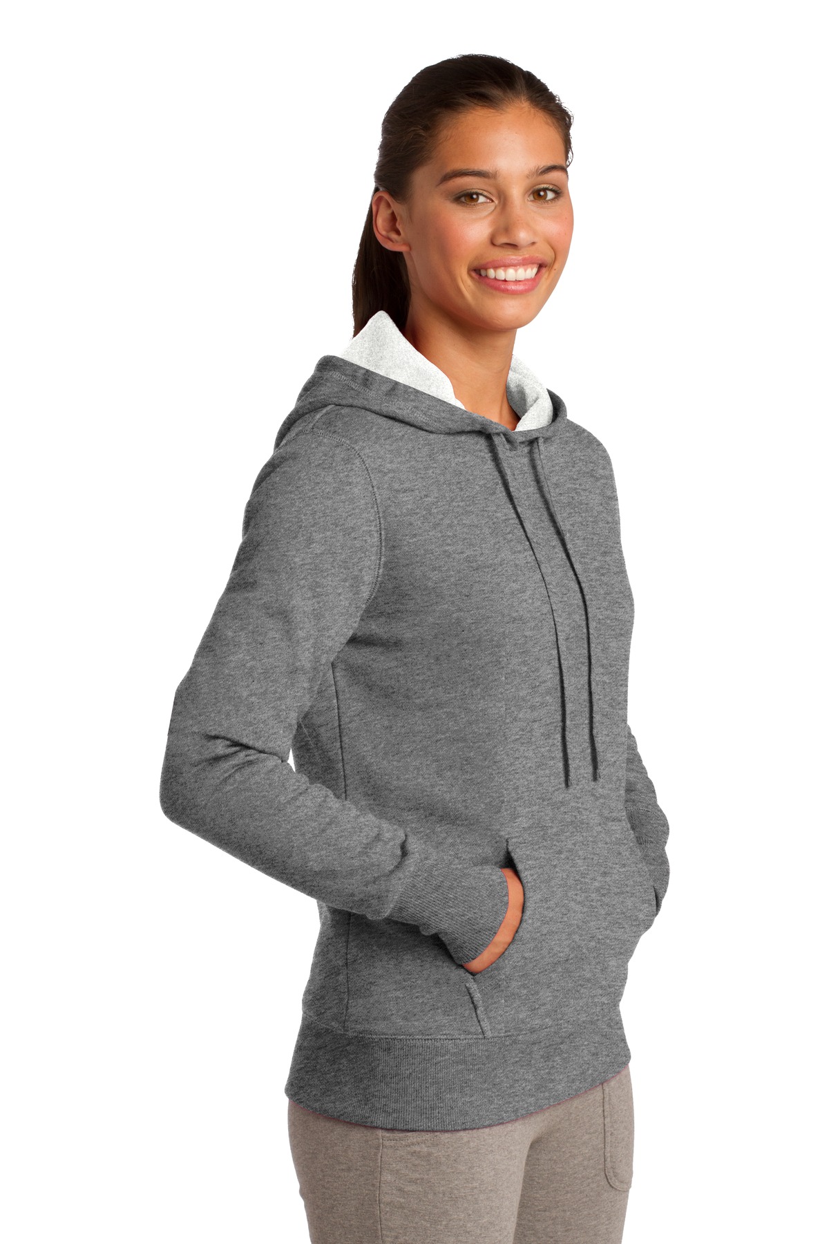 Sport-Tek Women's Pullover Hooded Sweatshirt. LST254, custom hoodie or sweatshirt with logo imprint 3