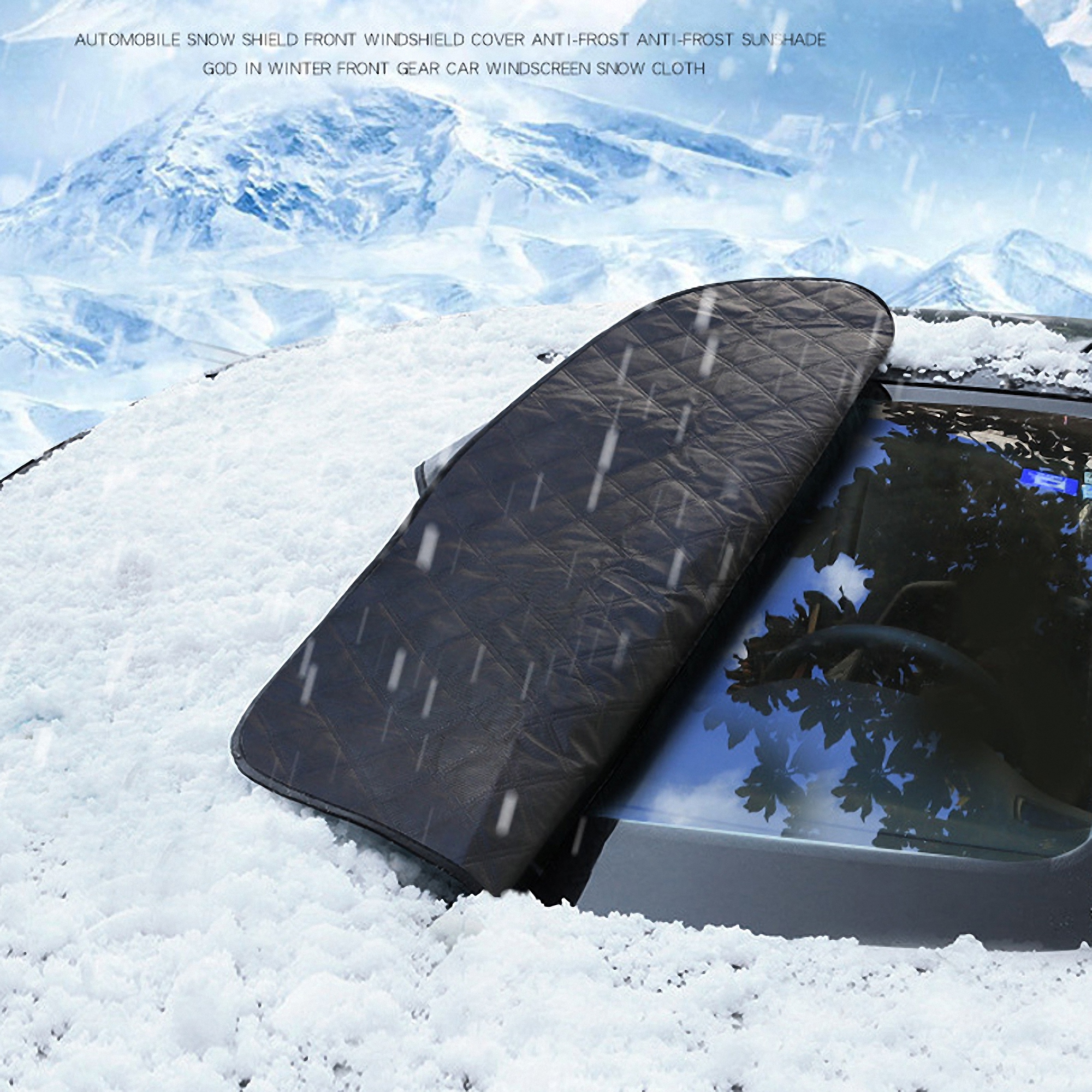 Magnetic Windshield Snow Cover 4