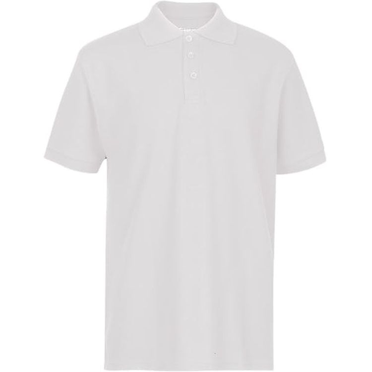 Youth Polo Shirts - White Size 14/16 (L) 2