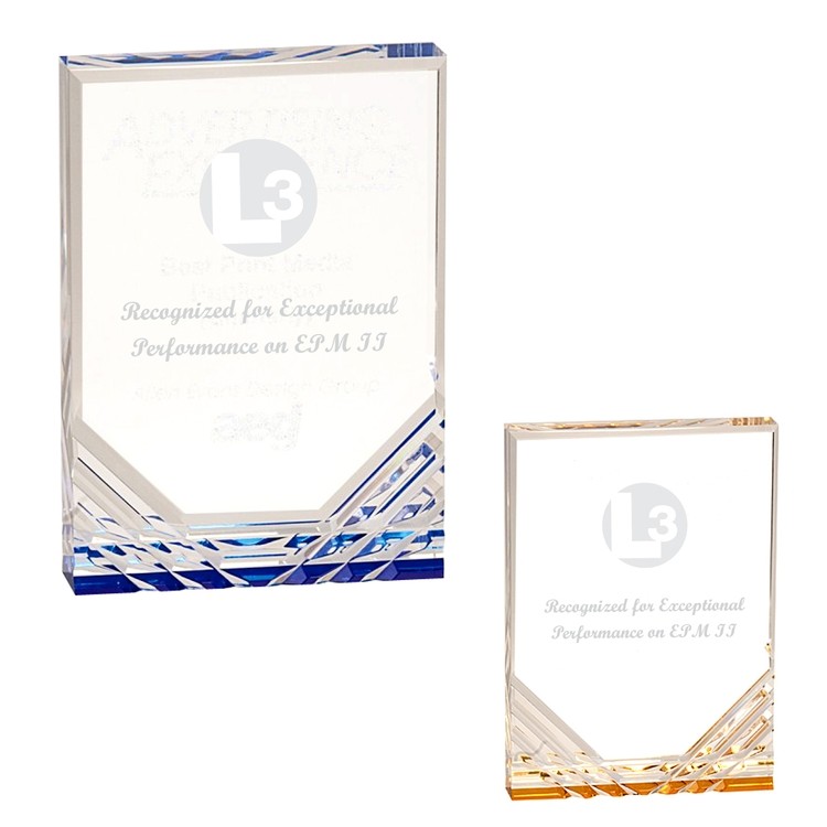 3.5" x 5" Jewel Mirage Acrylic Awards (Small) 2