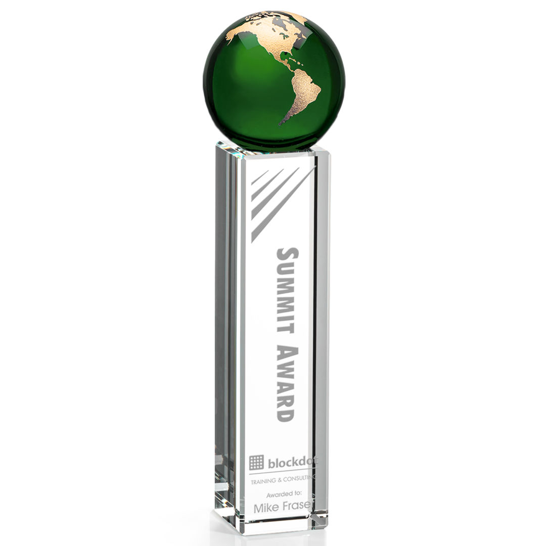 Luz Globe Award - Green/Gold