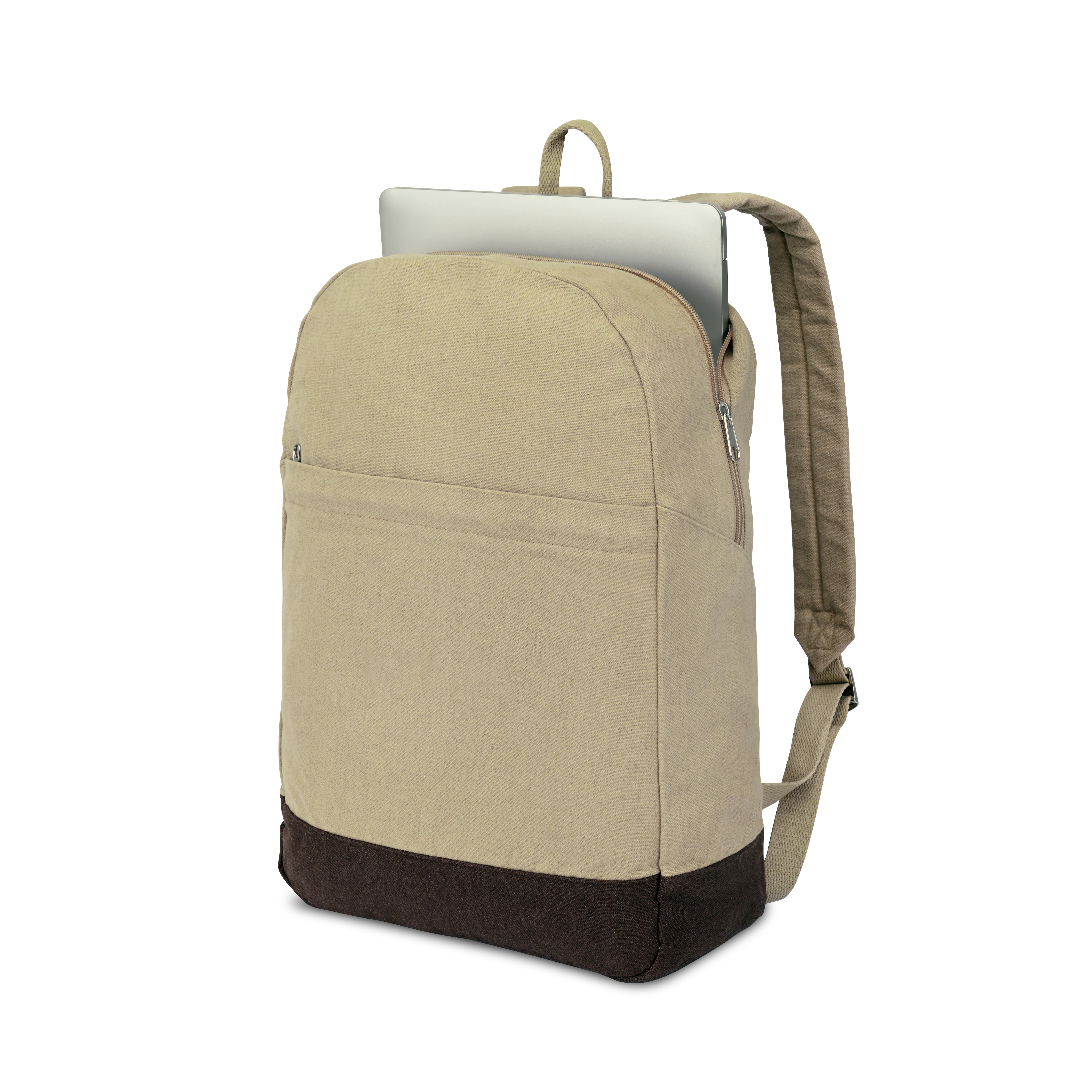 Ivy Recycled Cotton Laptop Backpack - AWARE™ 21
