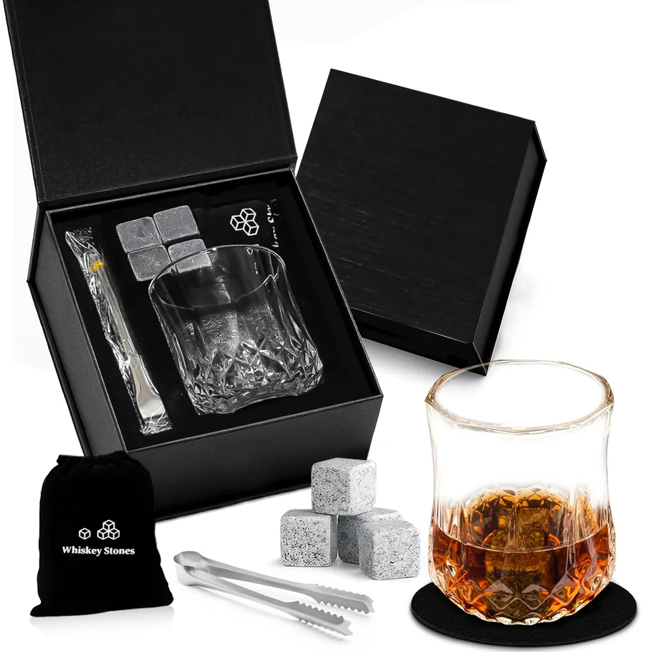 Whiskey Glasses Gift Set 12