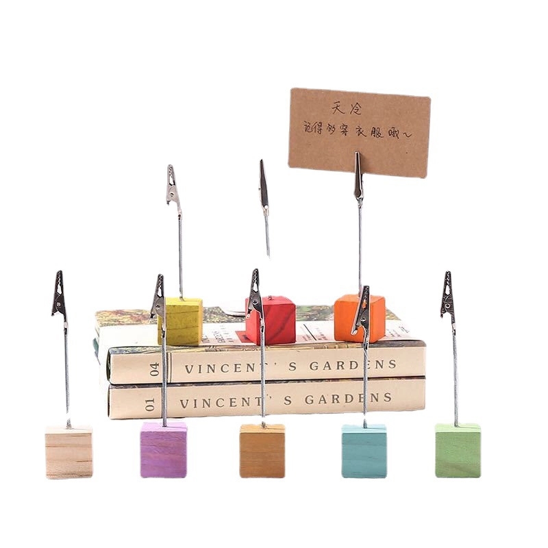Wooden Memo Clip For Photo And Card 2