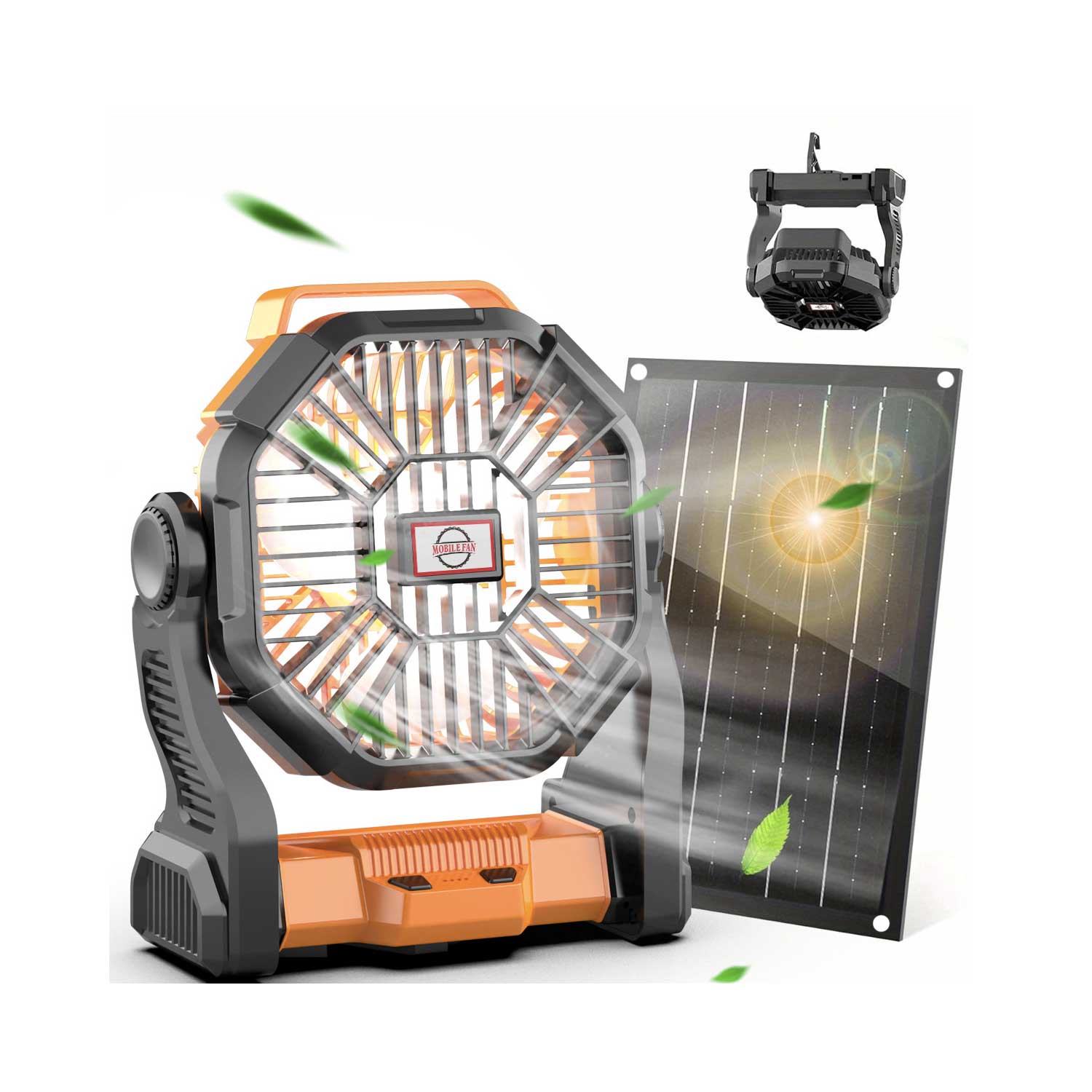 Rechargeable Camp Fan & Emergency Light 5
