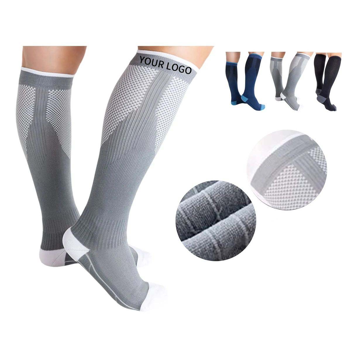 Durable Knee Length Soccer Socks for Running 4
