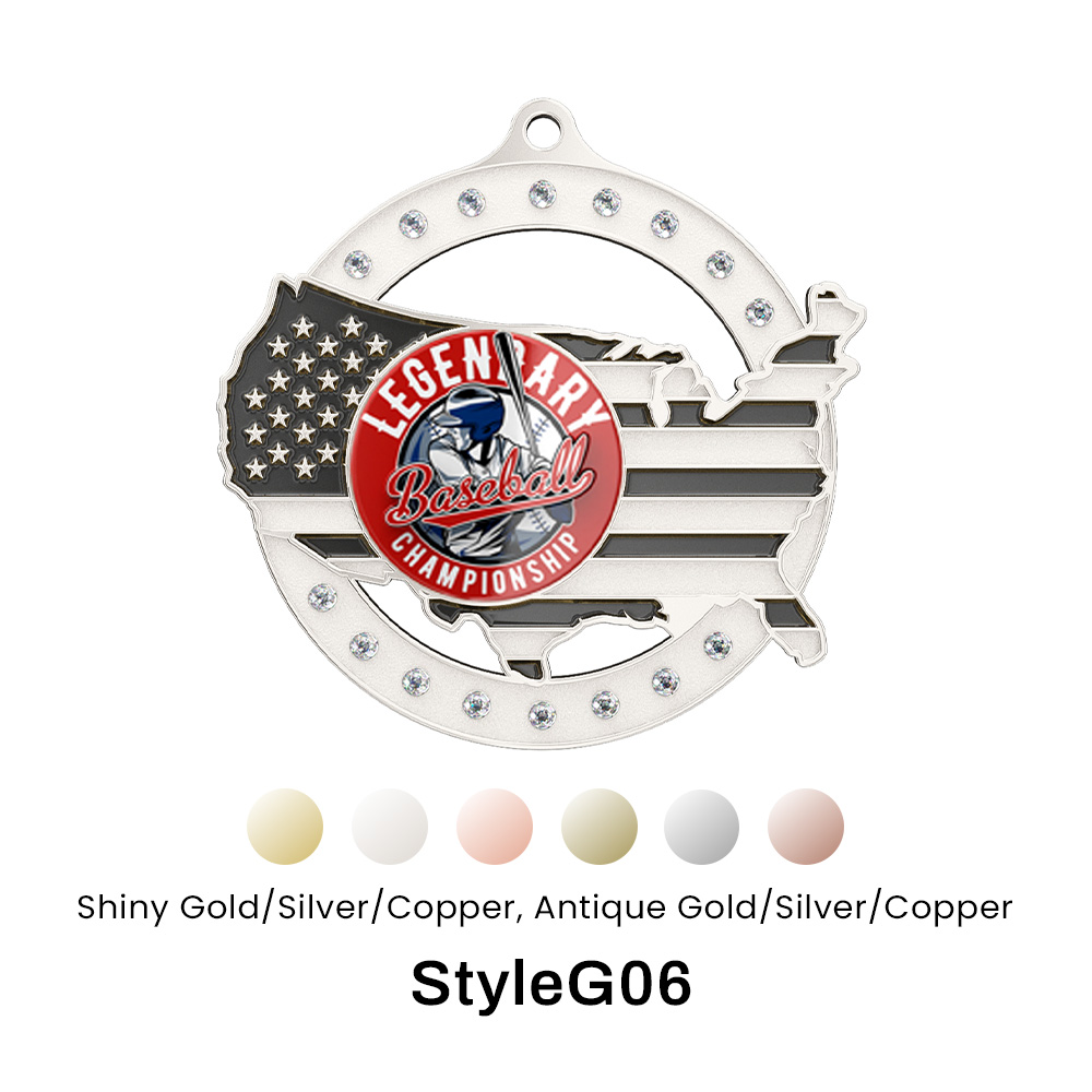 4" UV Printed Honor Medals 6