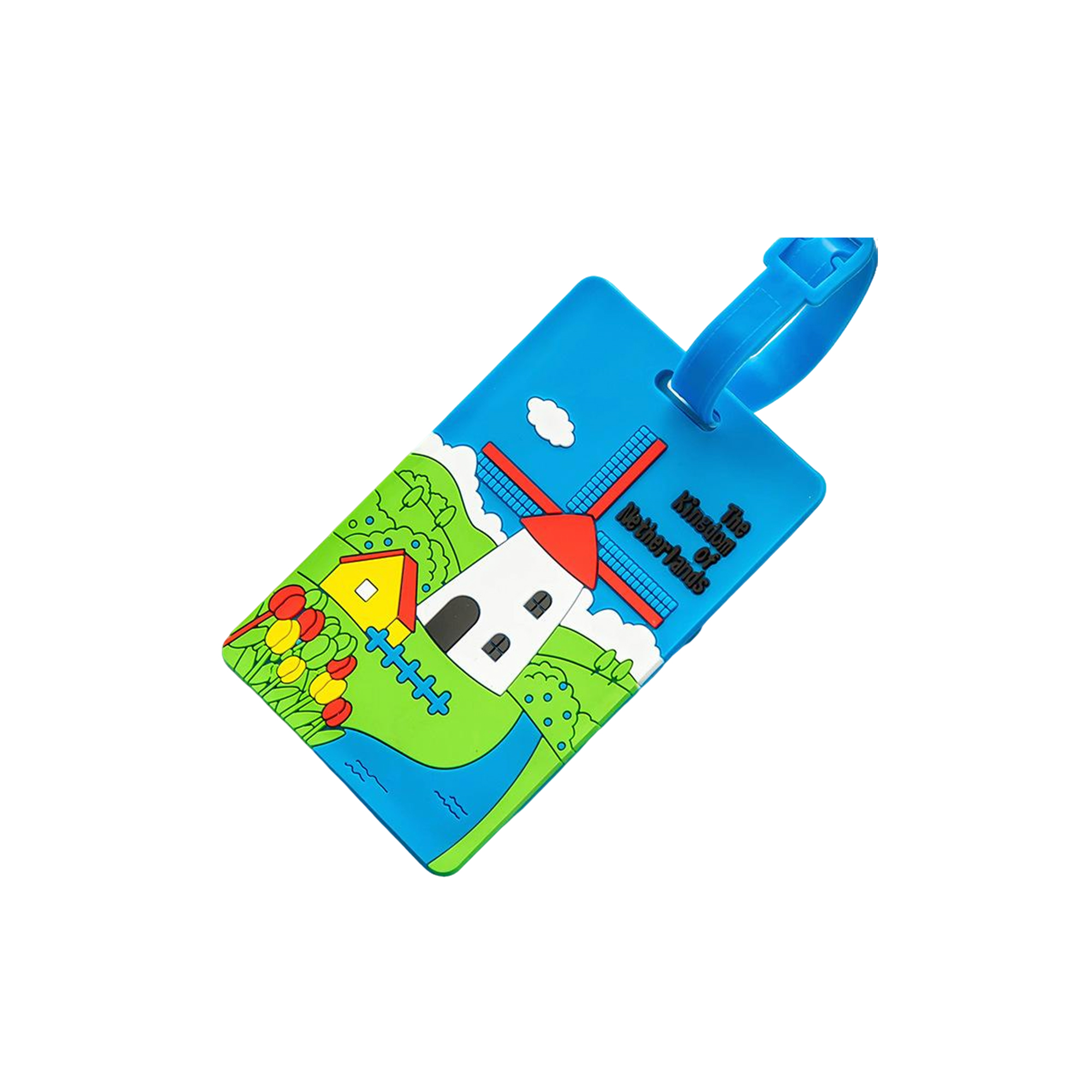 PVC Silicone Luggage Identifier Tag With Info Card 1