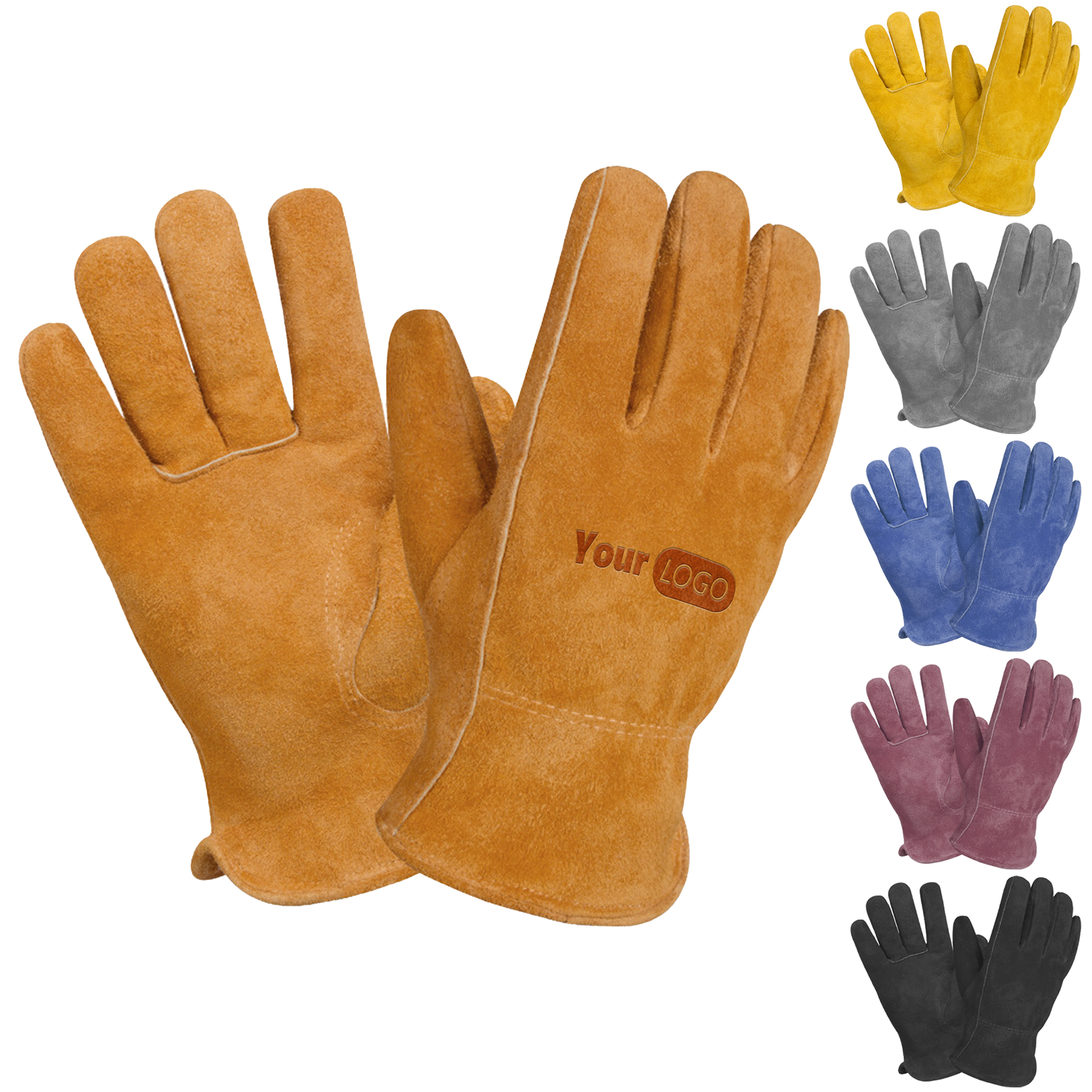 Cowhide High Temperature And Heat-Resistant Gloves 4