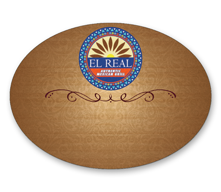 Cyclops Economy Full Color name badge oval. 1 13/16" x 2 1/2" 1