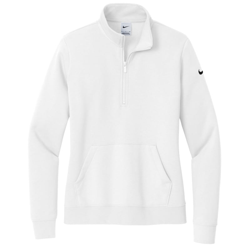 Nike Ladies Club Fleece Sleeve Swoosh 1/2-Zip 17