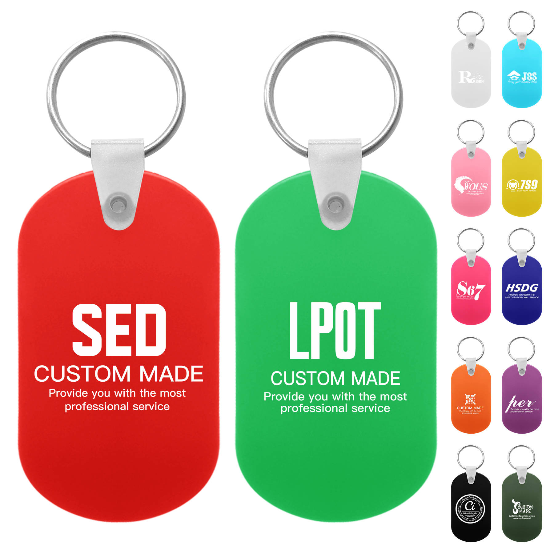Custom Plastic Keychain 8