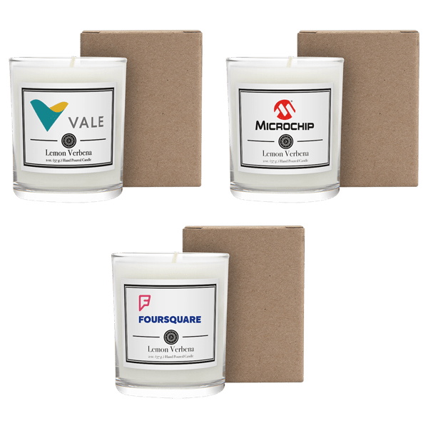 Custom 3 oz. Scented Votive Candle in a Cardboard Gift Box 37