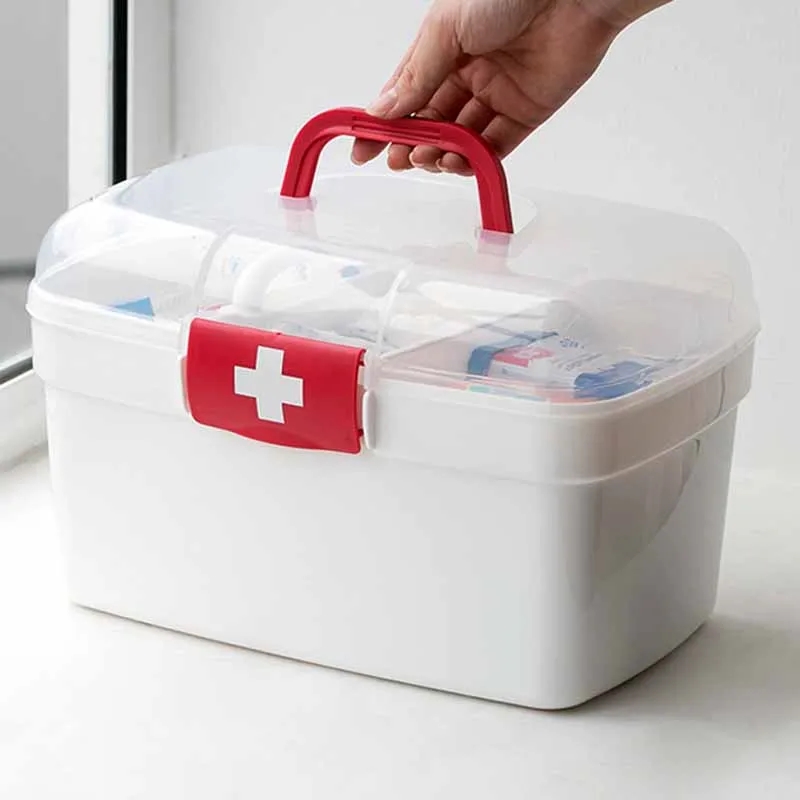 Double-decker home emergency medical kit 7