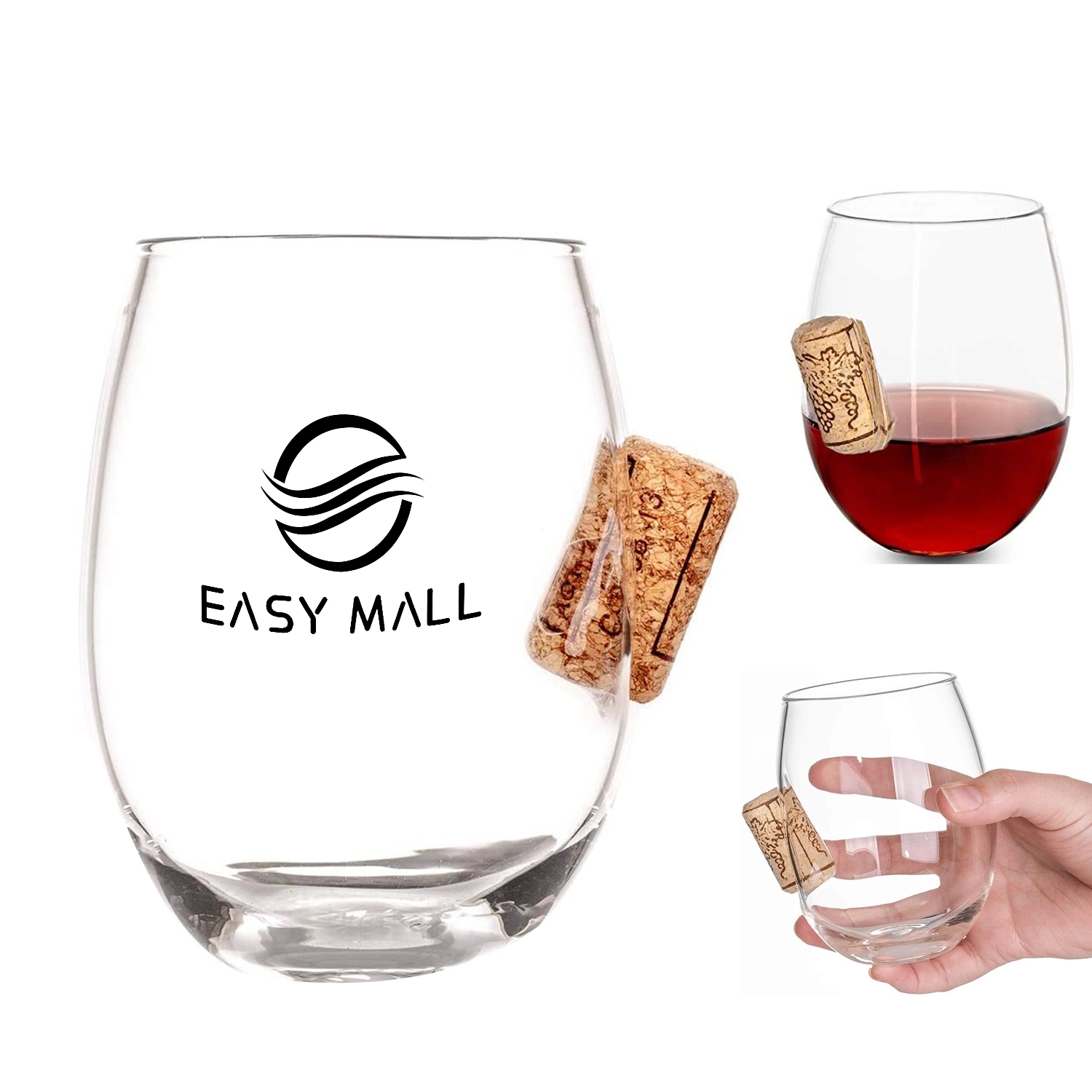 Uncorked - Wine Glass With Cork 1