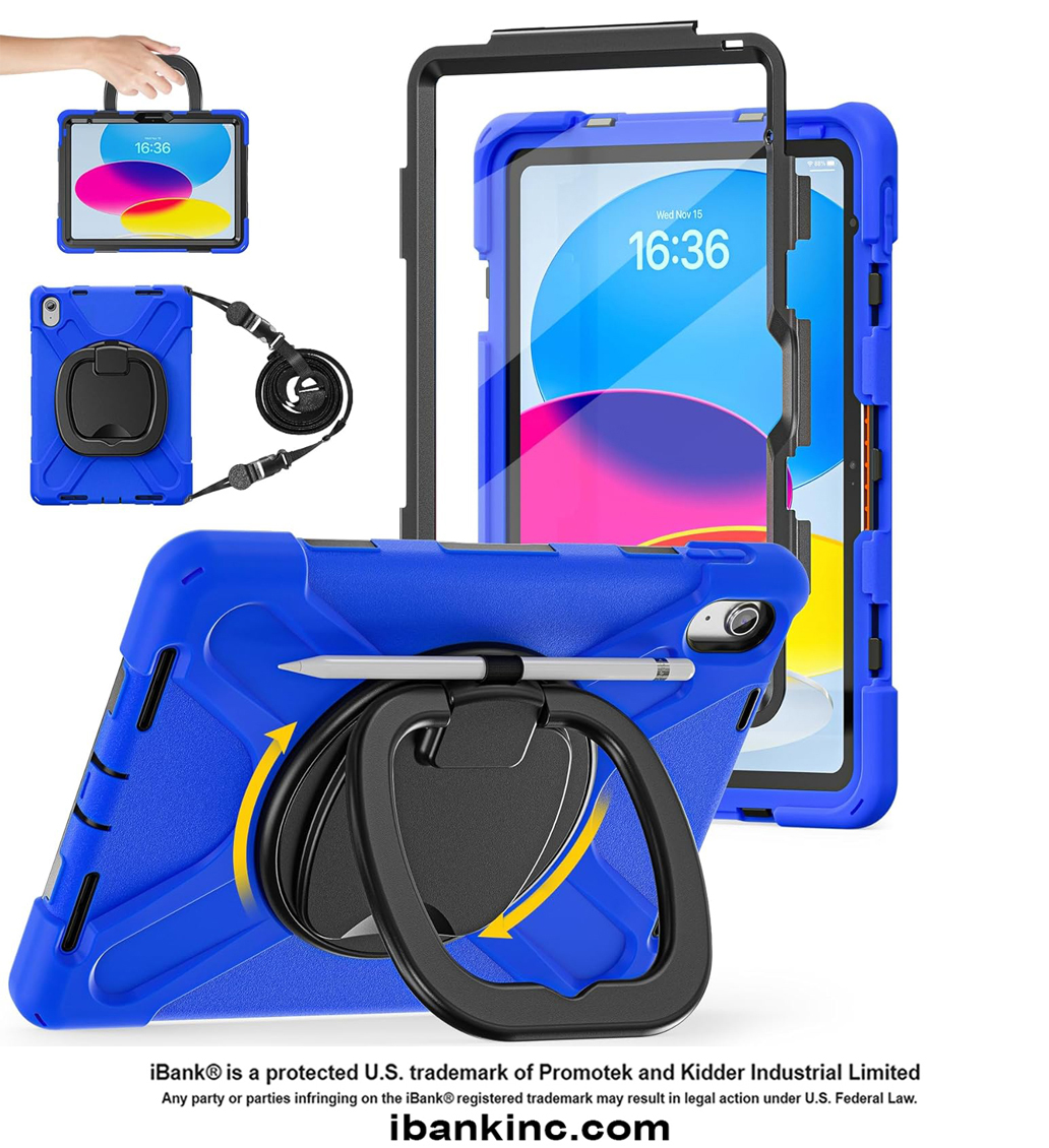 iBank ® Shockproof Case for iPad Air 11 M3/M2 (2025/2024), 5th/4th 10.9 3