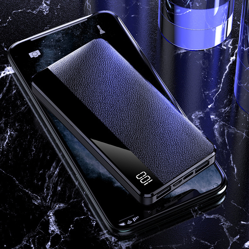 Fast Charging Power Bank w/Leather Cover 3