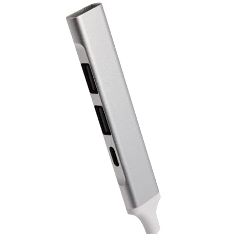 Aluminum 4-Port USB-A and C Hub 25