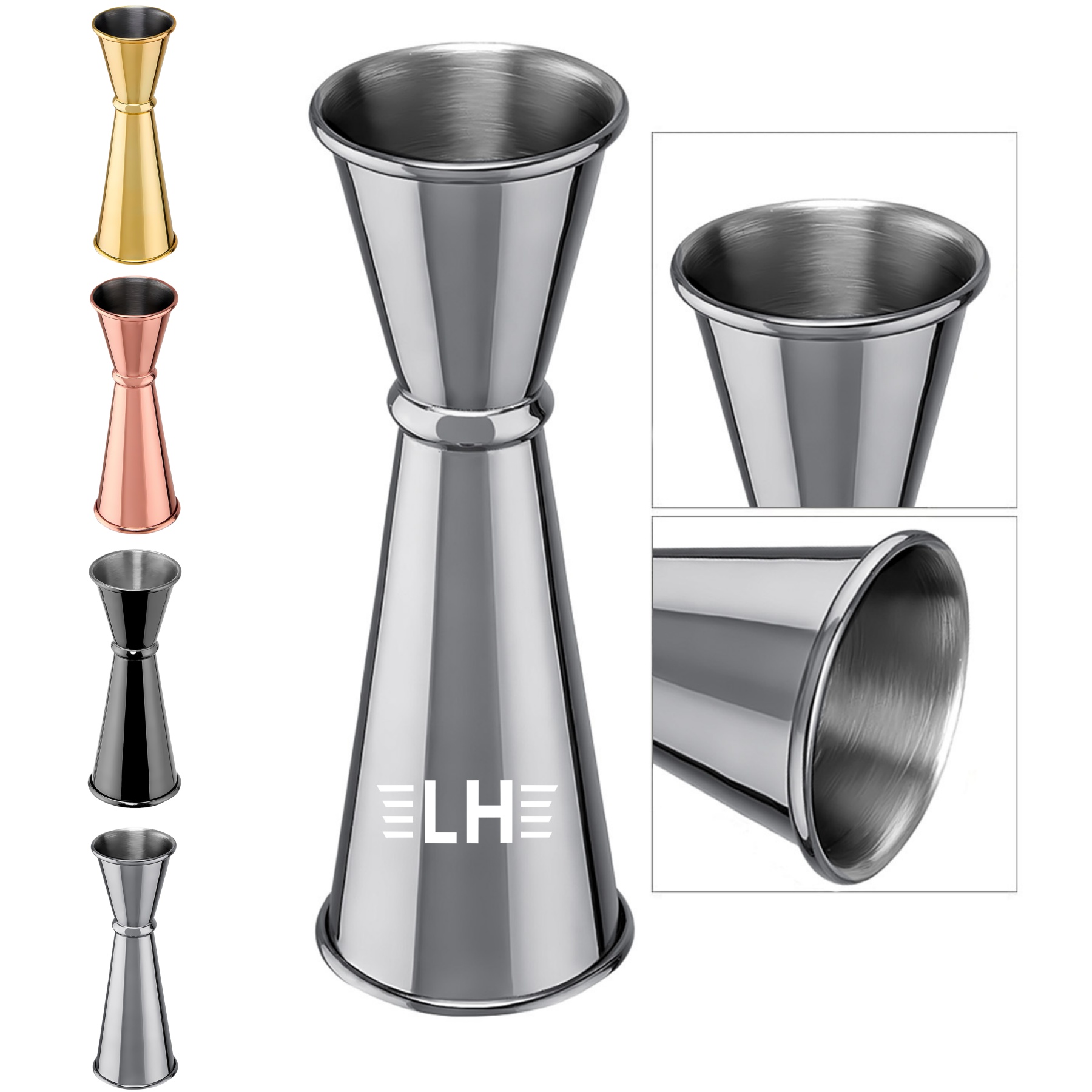 18/8 Stainless Steel Cocktail Jigger 3