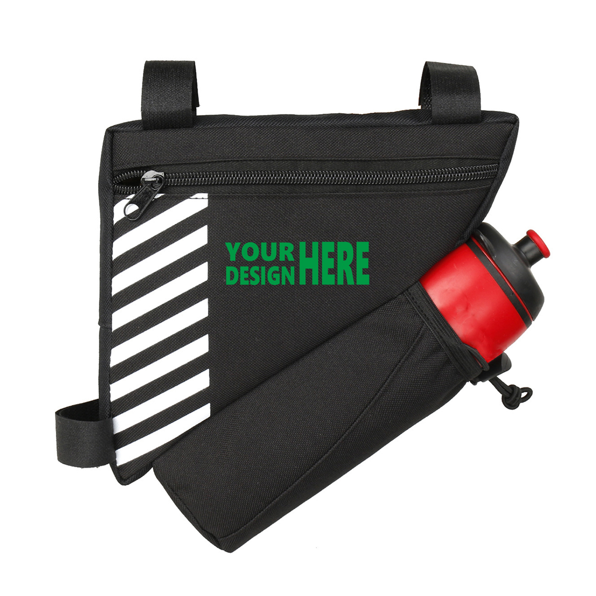 MOQ 50 Multi-Function Bicycle Frame Triangle Bag with Water Bottle Holder 2