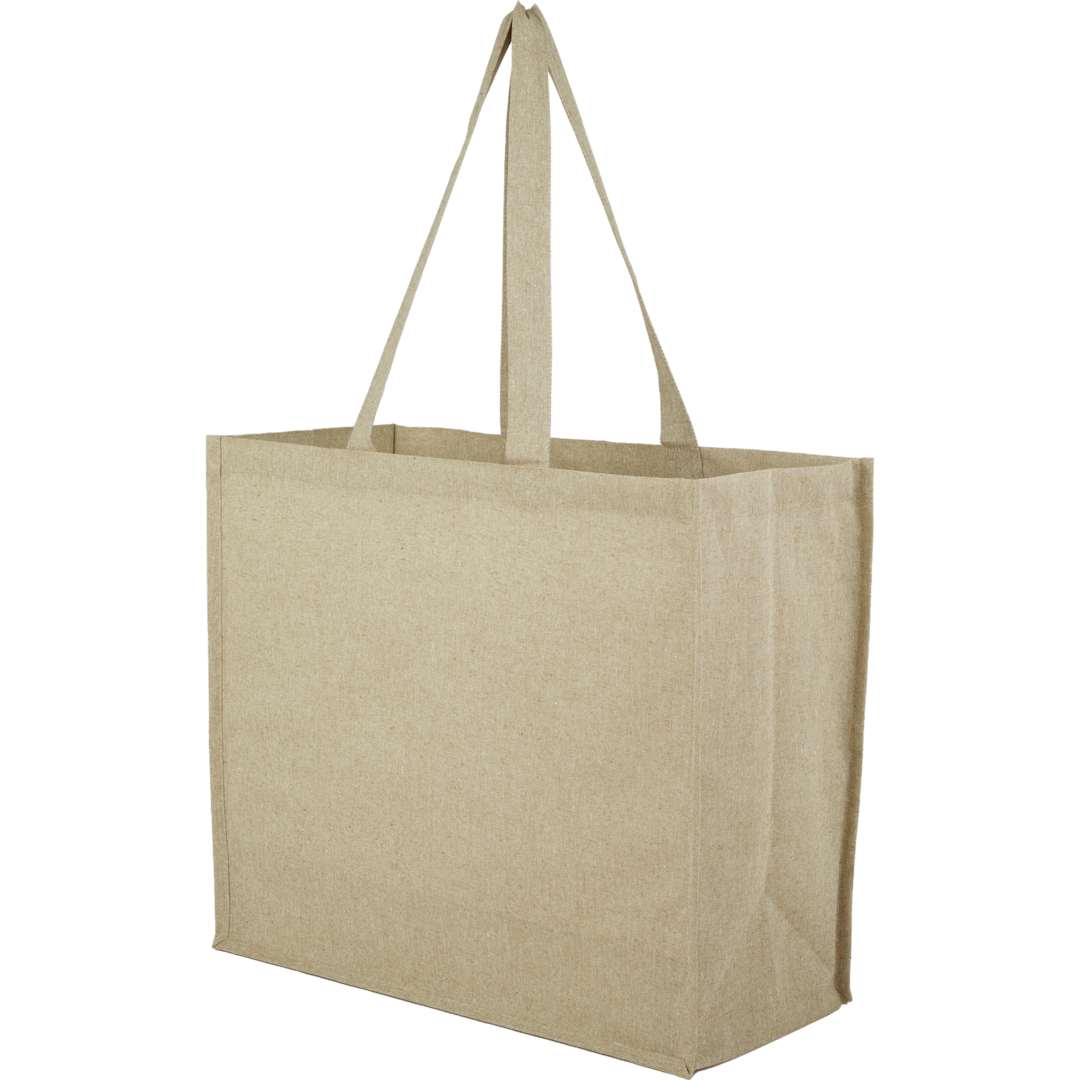 4oz Recycled Cotton Shopper Tote with Laminated 96