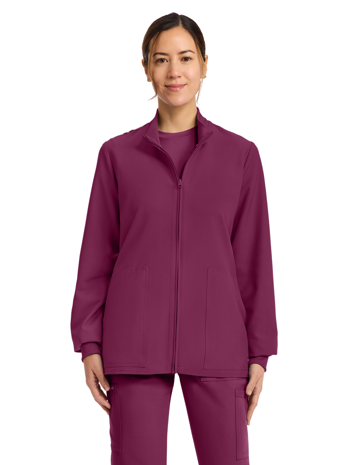 Cherokee - Workwear Originals Ultra - Women's 2-Pocket Zip Up Scrub Jacket 12