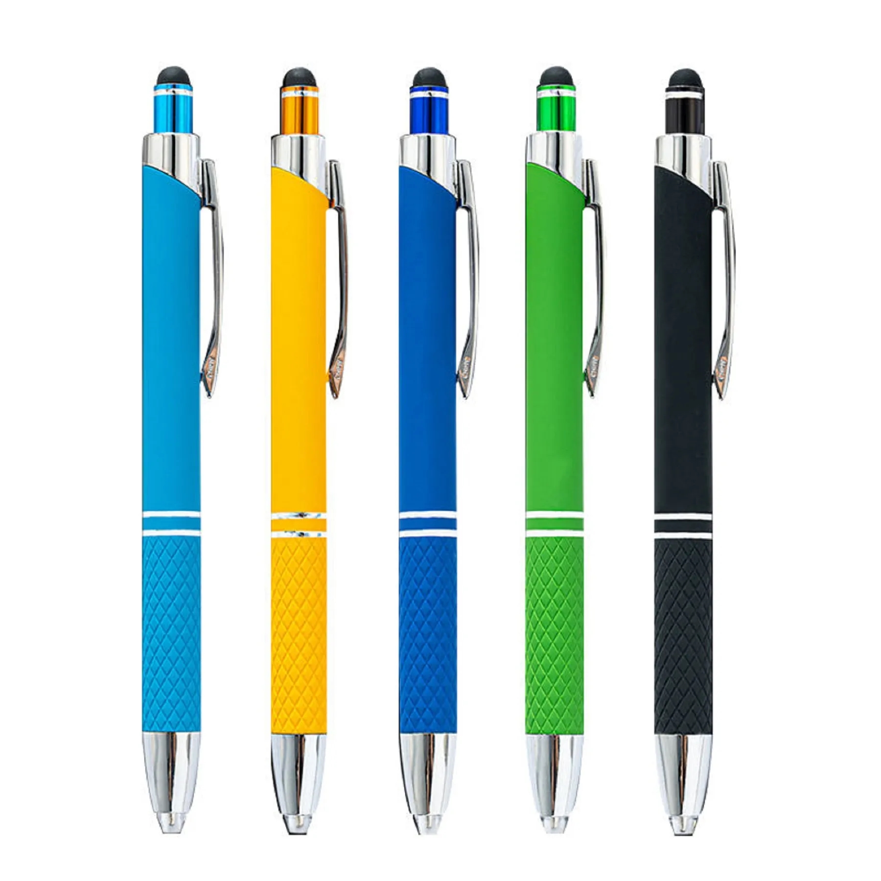 Multicolored LED Ballpoint Pen with Stylus 3