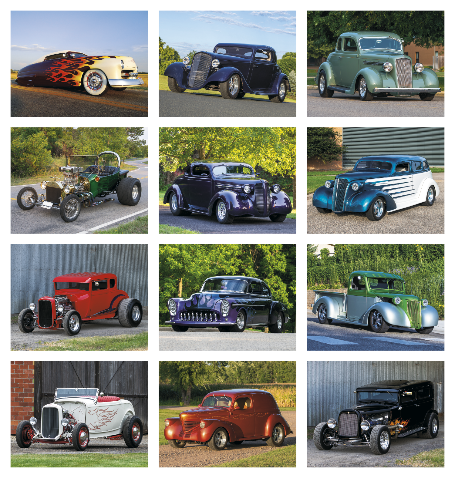 Good Value™ Street Rods - Spiral Calendar 17