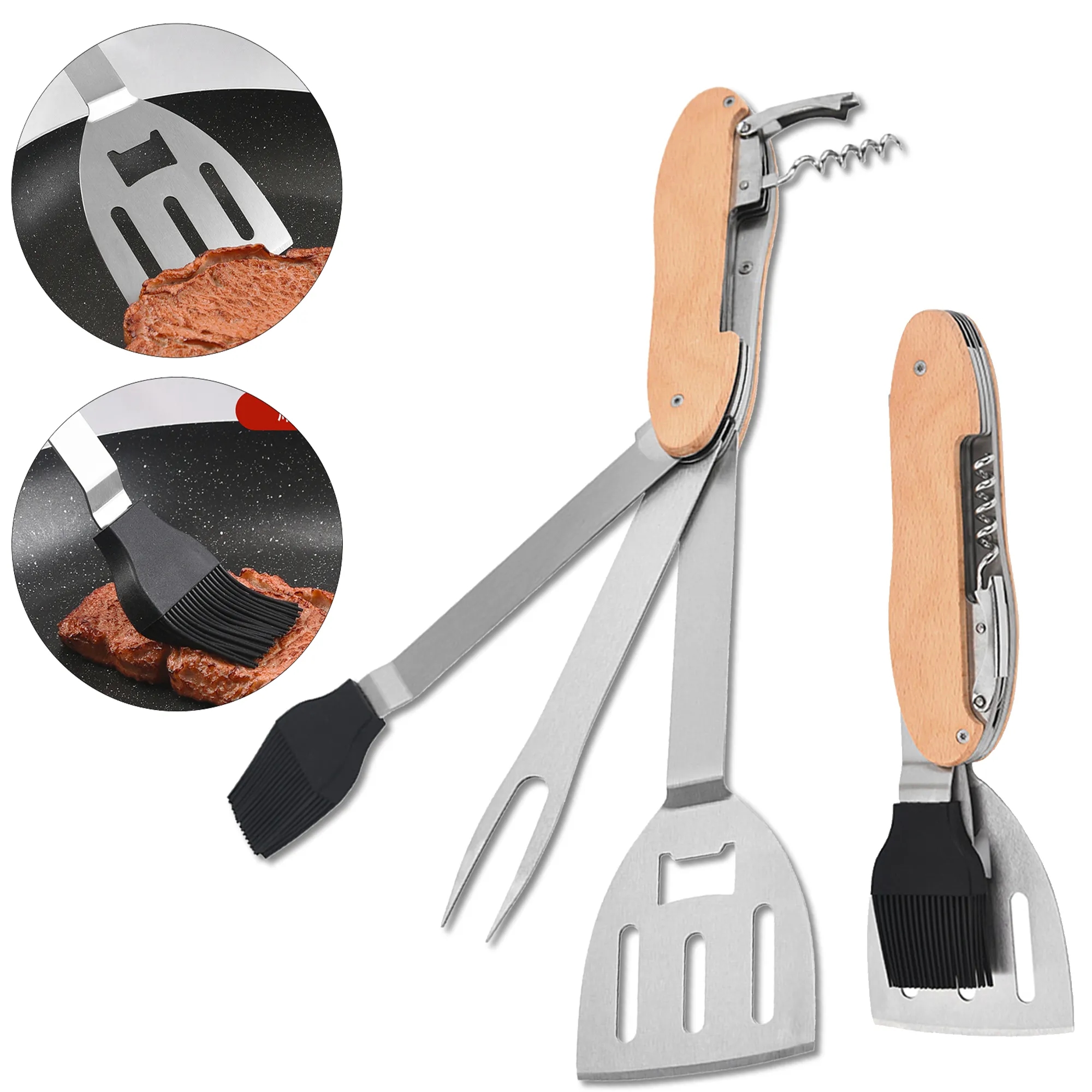5-in-1 Multi-functional BBQ Tool Kit - MOQ 50PCS 4