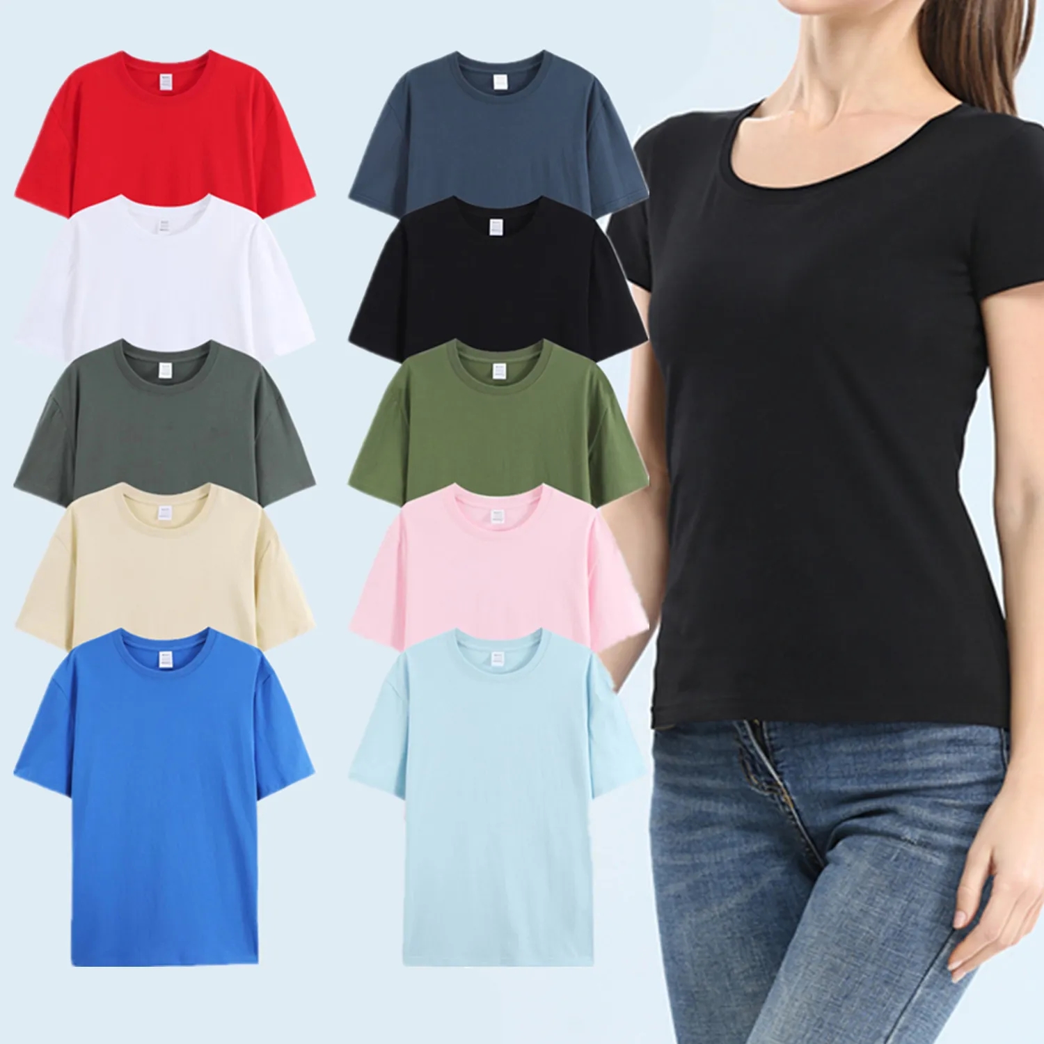 Unisex 100% Heavey Cotton Short SleeveT-shirt 4