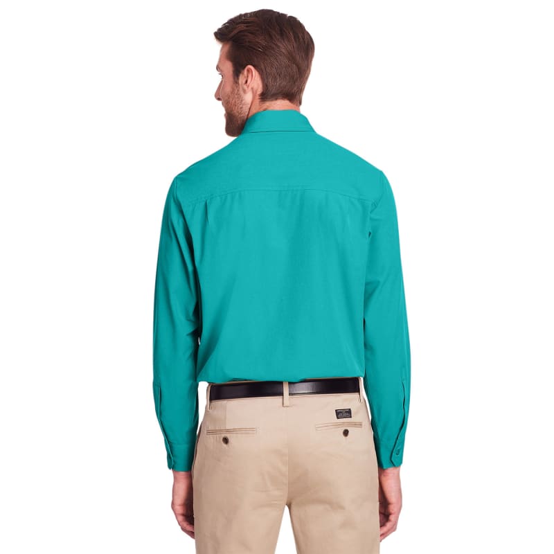 UltraClub Men's Bradley Performance Woven Shirt 1