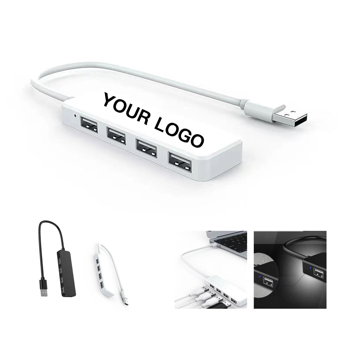 USB 2.0 Hub with Four Inputs for Daily Use 2