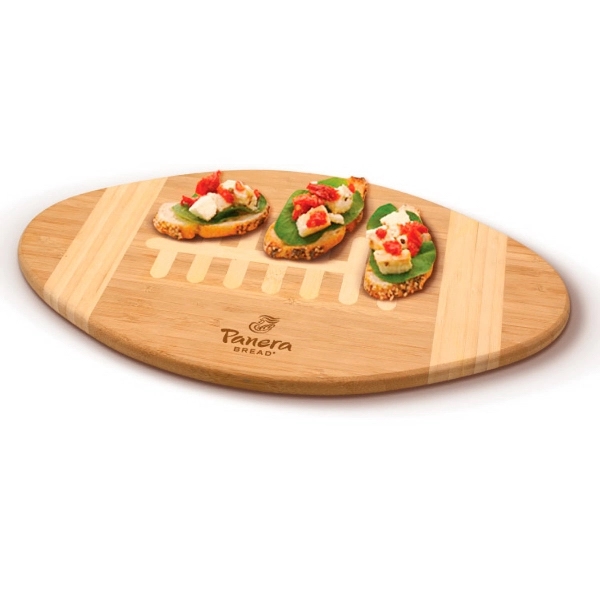 Bamboo Football Cutting Board 2
