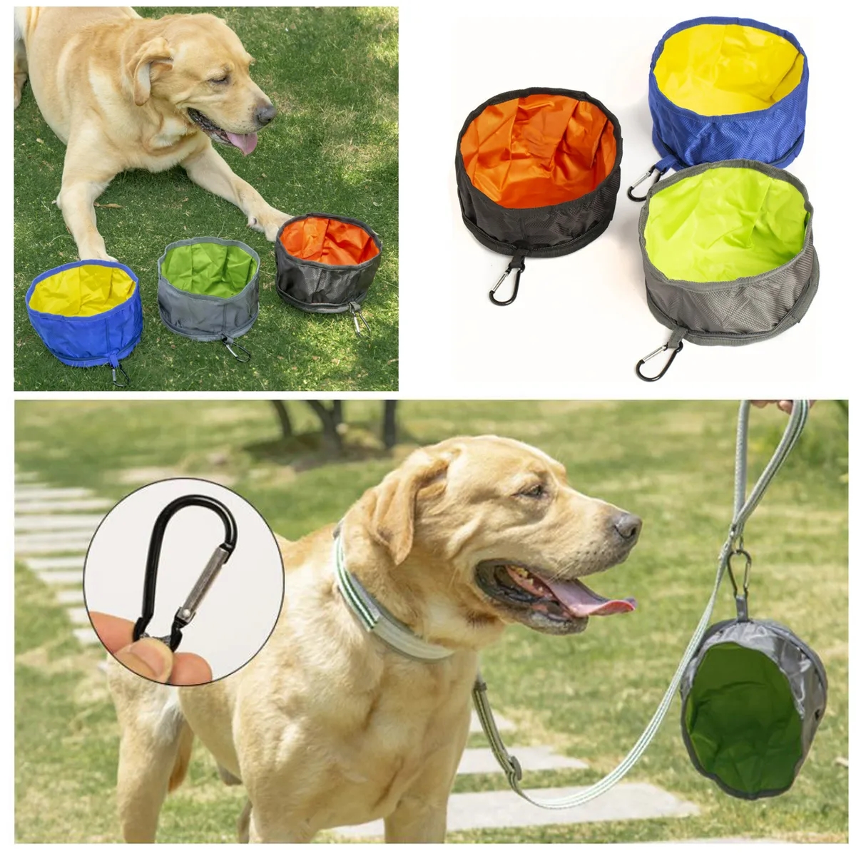 Oxford Folding Pet Travel Bowl 4