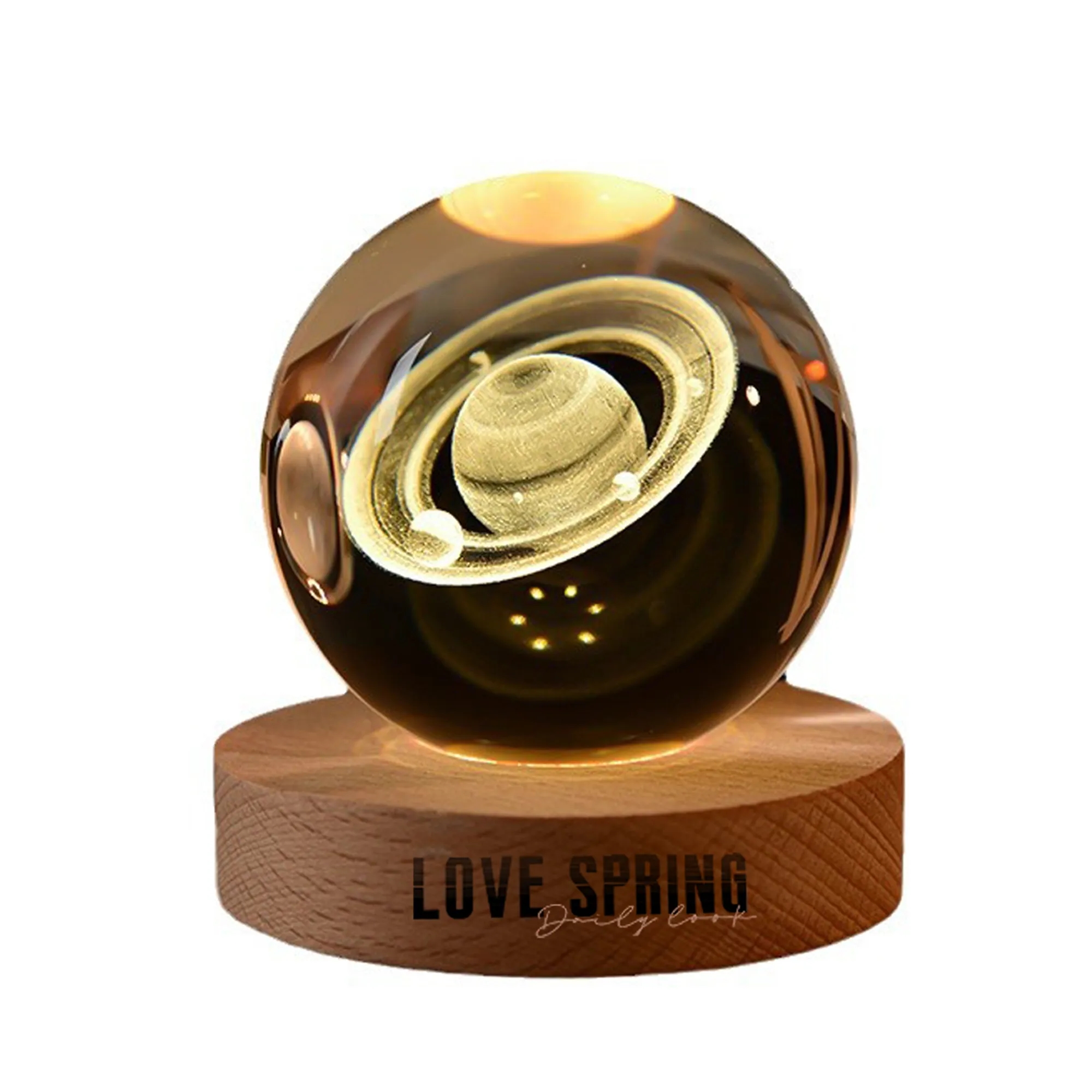 Birthday Valentine's Day Gift USB Illuminated Crystal Ball 1