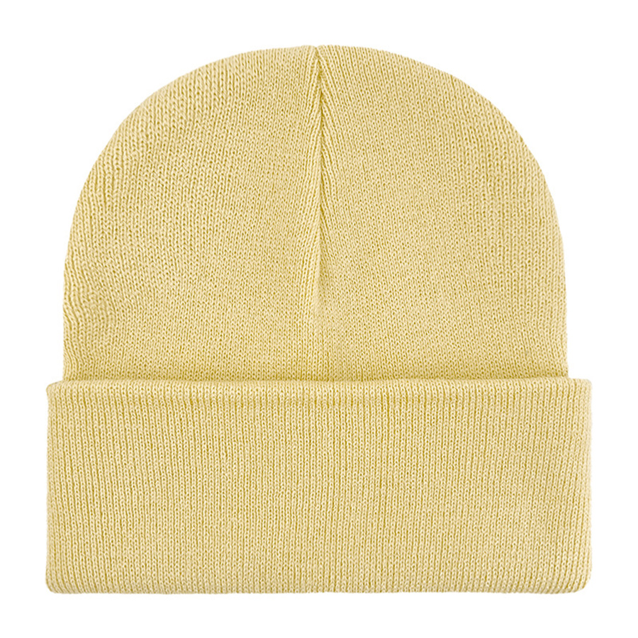 Classic Ribbed Cuffed Beanie with Custom Logo - 100% Acrylic 22