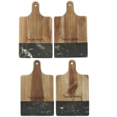 Black Marble and Wood Cutting Board 57