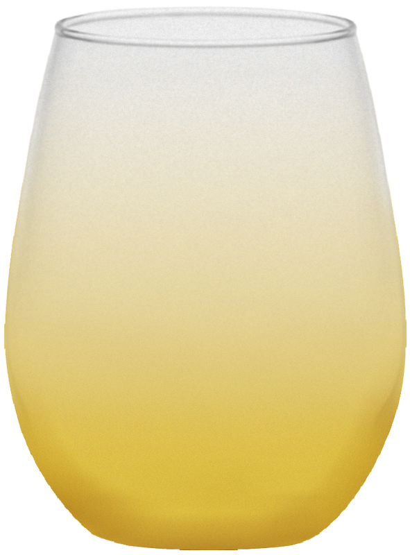 5 oz. Stemless White Wine, custom glassware with logo imprint 7