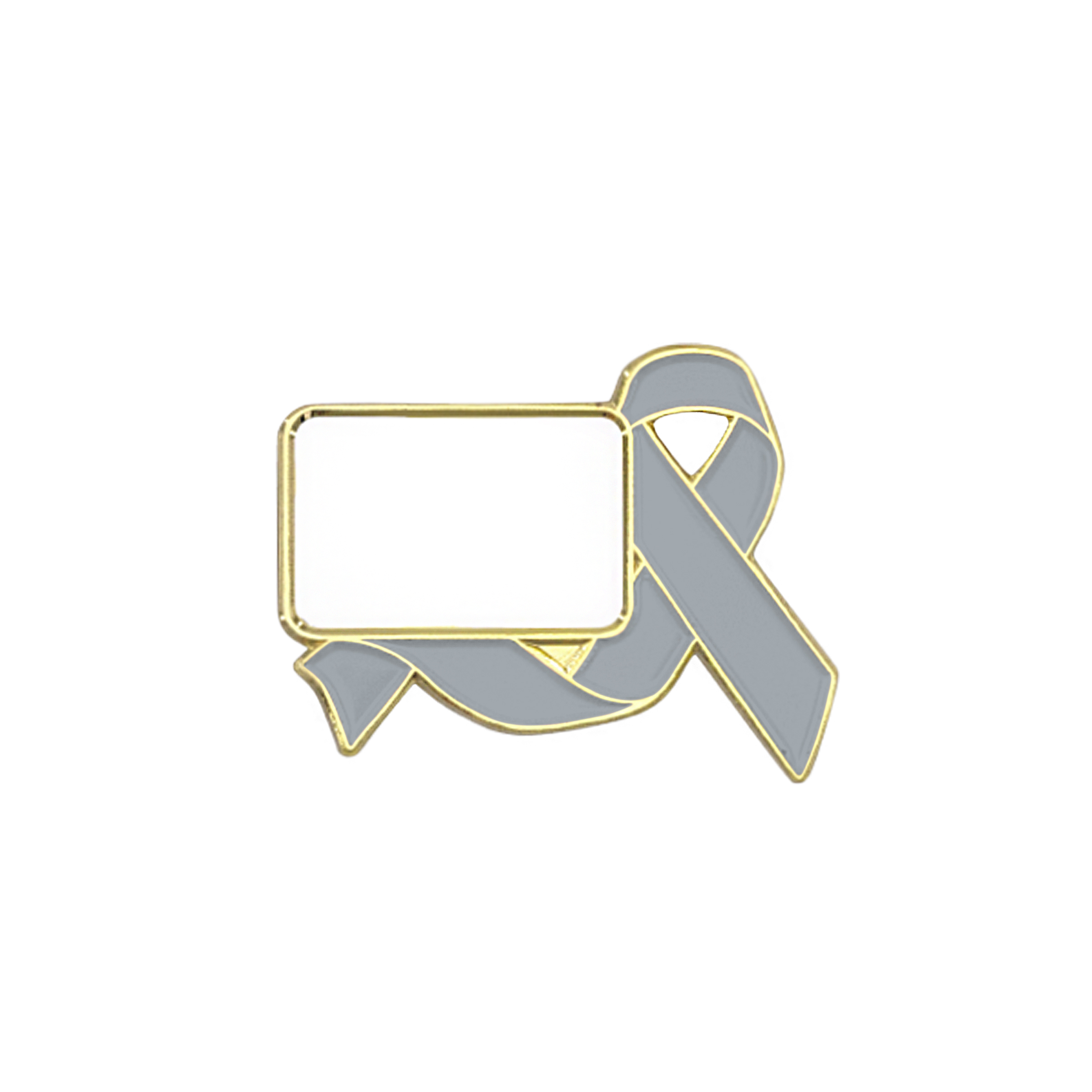 Awareness Ribbon Lapel Pins w/ Custom Logo 8