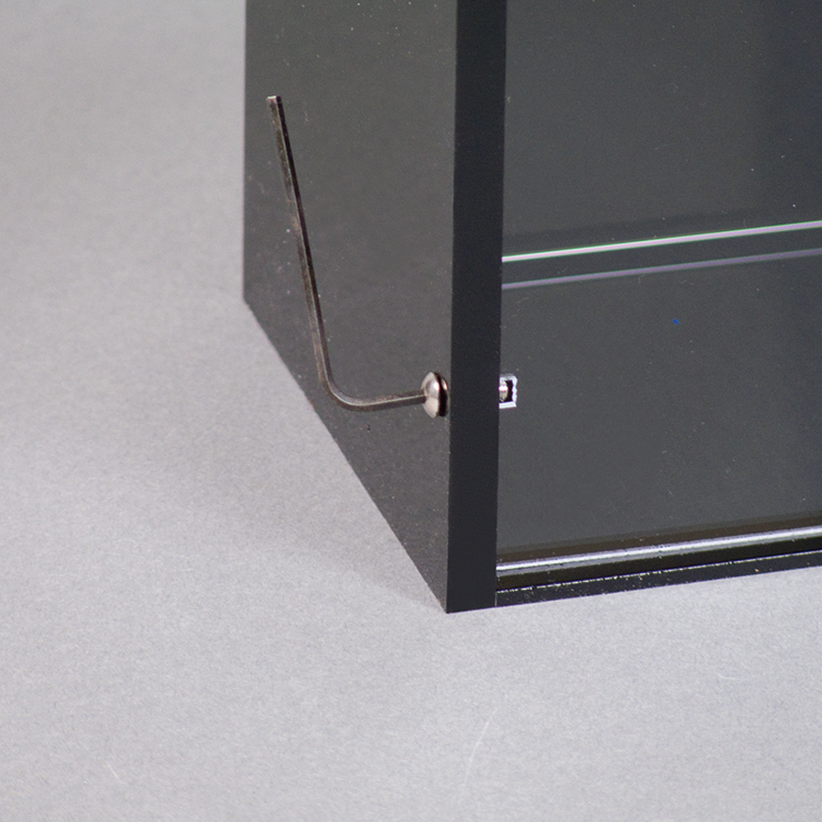 Black Acrylic Suggestion Box w/ 8 5"w x 5"h Message Header