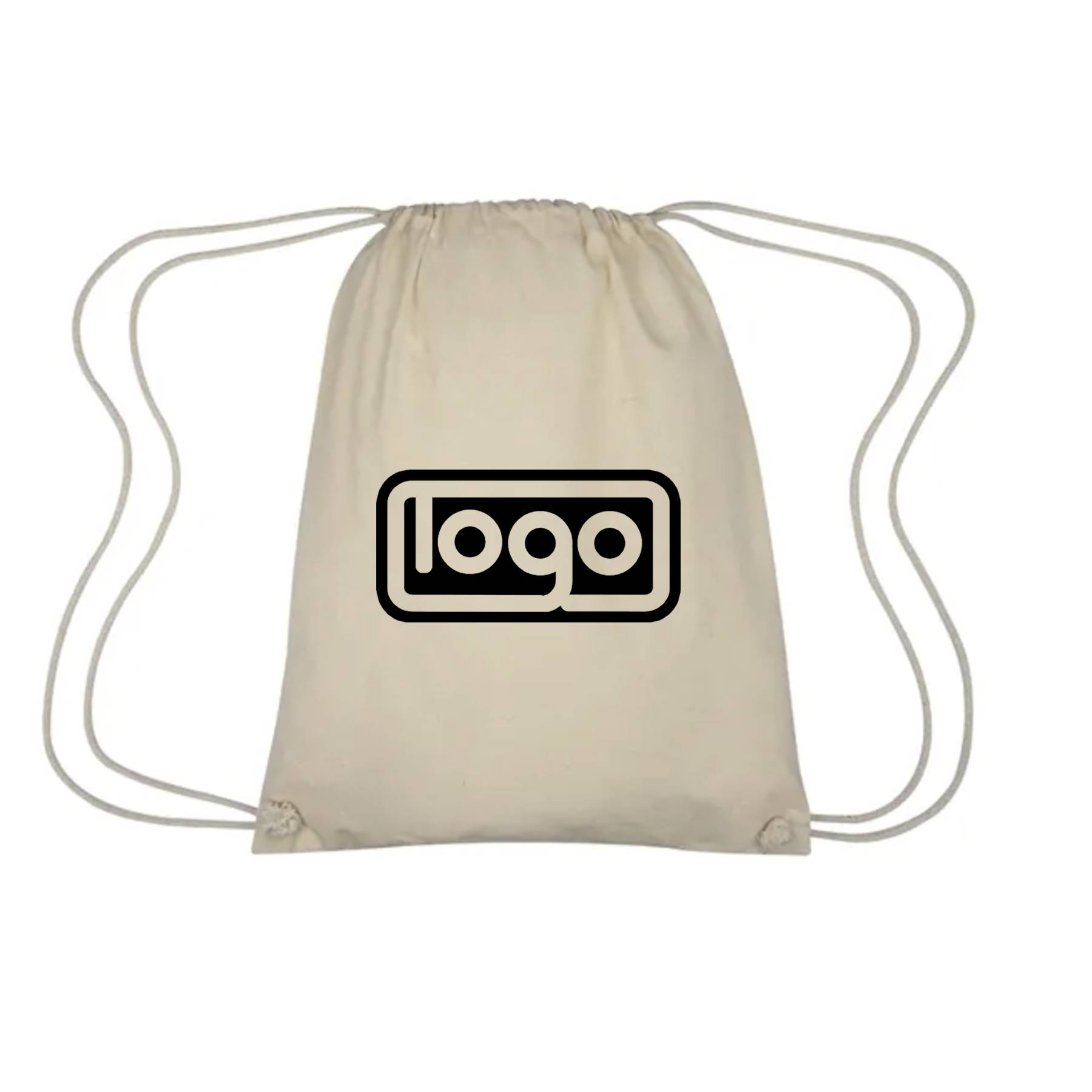 Cotton Canvas Drawstring Backpack Bags 2