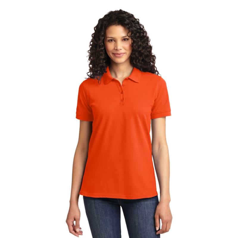 Port & Company Women's Core Blend Pique Polo. 48