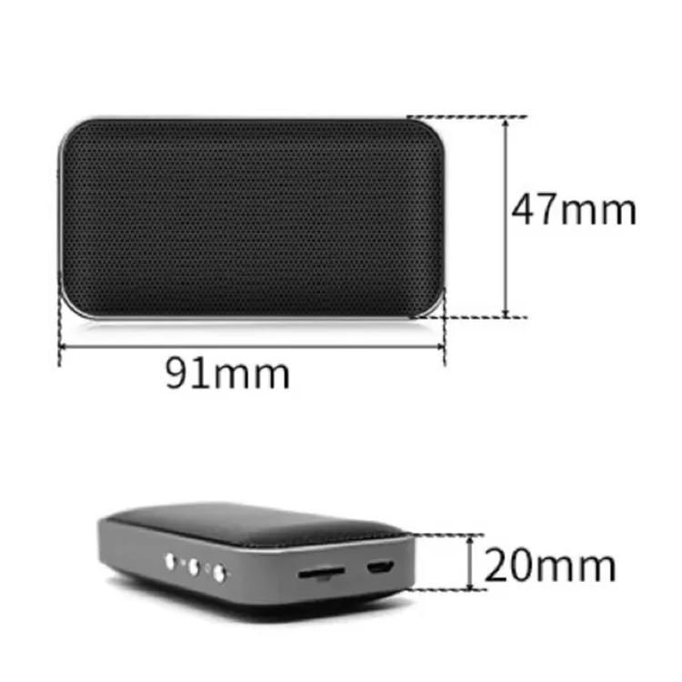 Mini Wireless Smart Portable Black Speaker 3