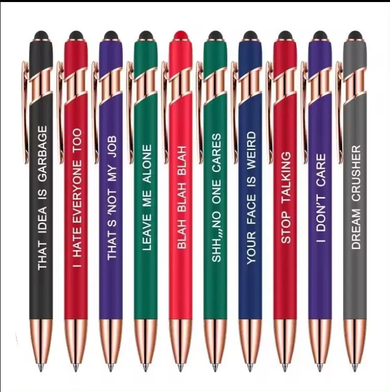 Aluminum Pen w/ Stylus 14