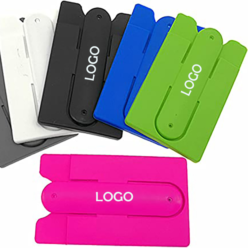 Silicone Card Holder w/Cell Phone Stand 6