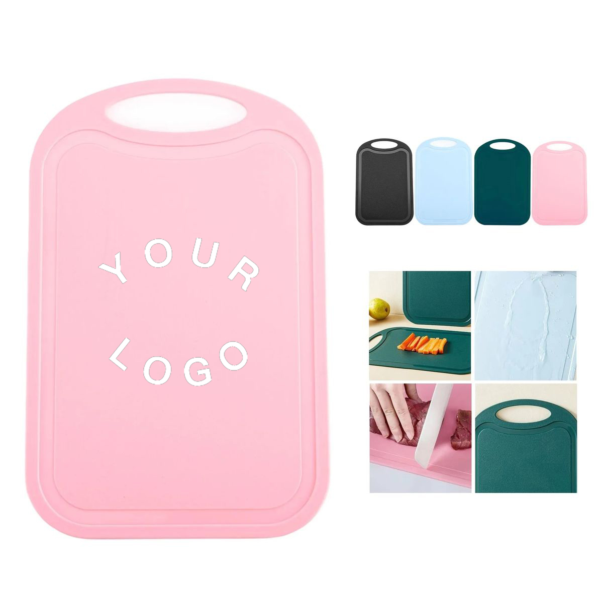 Food Grade Plastic Cutting Board 12x8 Inch for Kitchen 2