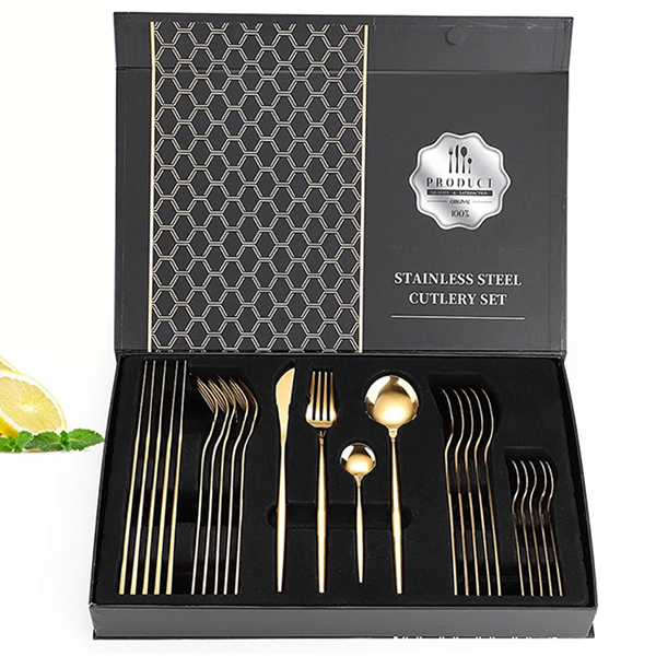 Dinnerware Portable Reusable Flatware Set 24-Piece 2