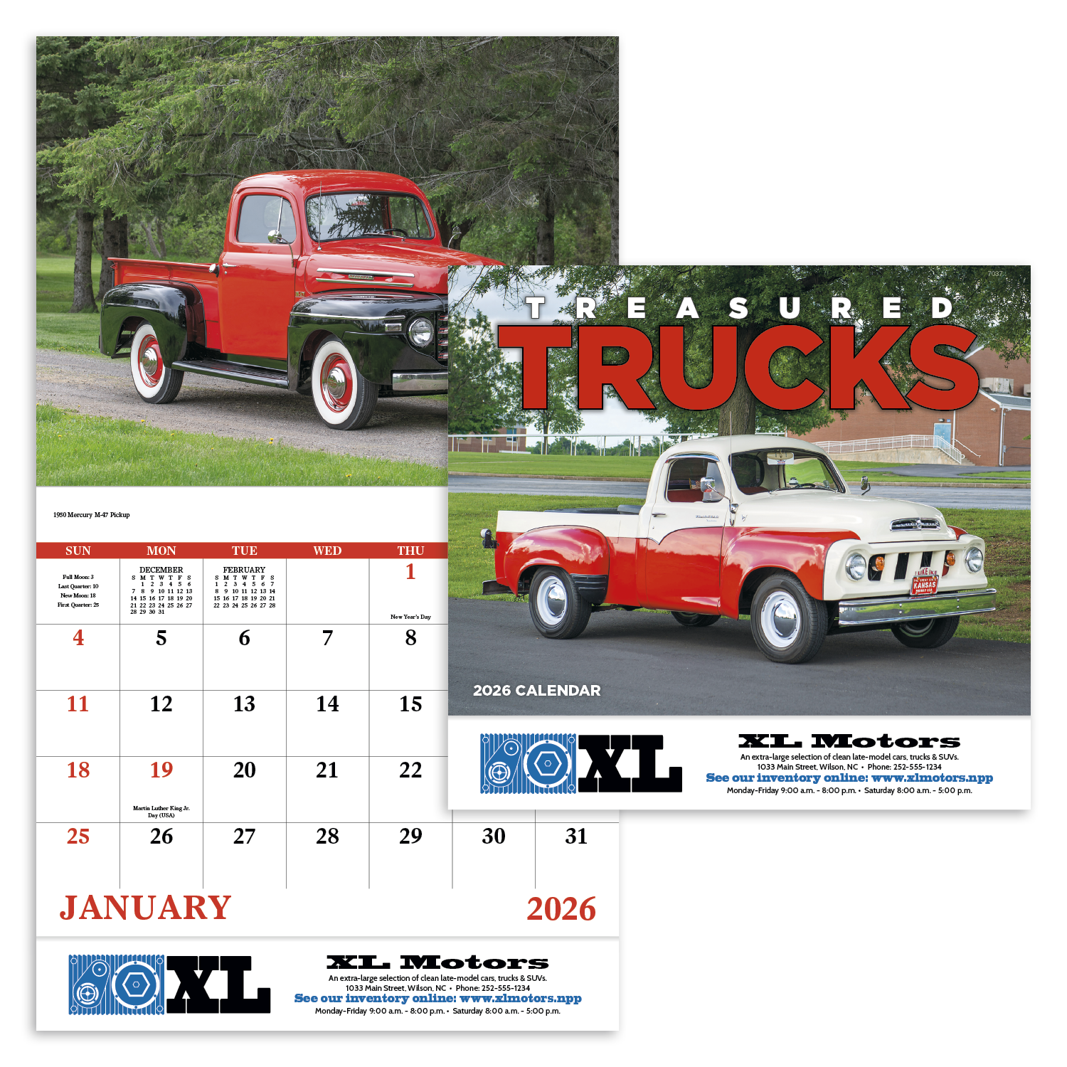 Good Value™ Treasured Trucks - Stapled Calendar 5